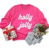 Simply Sage Market Women's Graphic Sweatshirt Holly Jolly Bold Cursive - 3 of 4