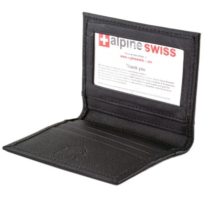 Alpine Swiss Mens Oliver Rfid Safe Minimalist Front Pocket Wallet Smooth  Leather Comes In A Gift Box Tan : Target