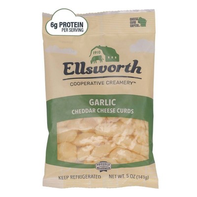 Ellsworth Cooperative Creamery Garlic Cheddar Cheese Curds - 5oz