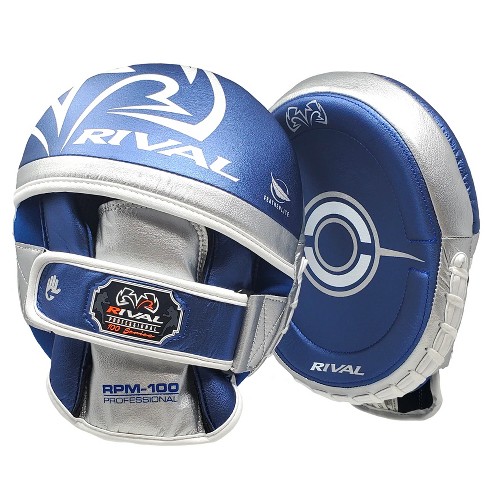 RIVAL RPM100 Punch Mitts - Pro-Grade Training Pads With Ergonomic Design & Microfiber Finish