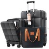 Whisen 3-Piece Luggage Set with 20" Front-Opening Carry-On, 28" Expandable Suitcase, and Expandable Travel Bag - 2 of 4