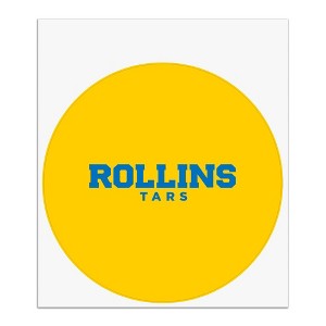Rollins College Secondary Logo Automotive Car Window Locker Circle Bumper Sticker - 1 of 4