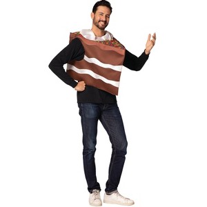 Imposta Costumes Adult Slice of Chocolate Cake Costume Bodysuit One Size - 1 of 1