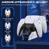 Beboncool PS5 Controller Charger Playstation 5 Dualsense Charging Station Dock with AC Adaptor - 3 of 4