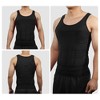 Unique Bargains Men Body Slimming Tummy Shaper Underwear Stretch Shapewear Waist Girdle Shirt Nylon - 2 of 4