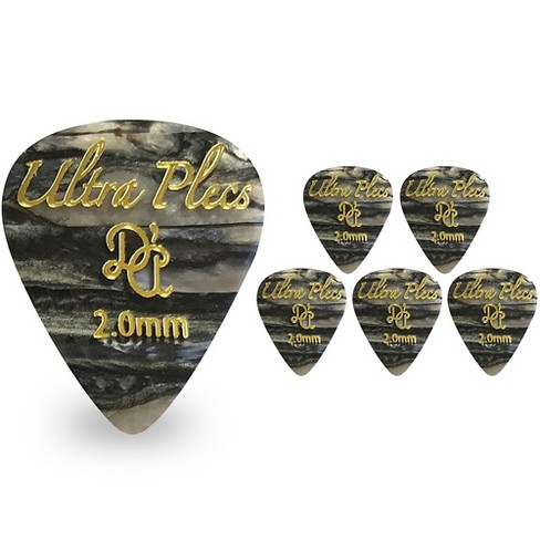 D'Andrea Ultra Plecs 351 Shape Black Oyster 1,5mm - Confezione Da 6 Plettri Per Chitarra - Foto 3
