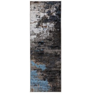 Washable Modern Abstract Living Room Rugs, Soft Non Slip Bedroom Dining Room Carpet, Stain Resistant Floor Rug for Kitchen Office - 1 of 4