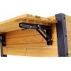 XIYUYEU Raised Garden Bed with Folding Storage Shelf Elevated Wood Planter Box for Herbs Vegetables, Flowers, Outdoor, Indoor - 2 of 4