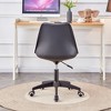 NicBex Home Office Chair with Adjustable Height Modern Rotatable Engineering Plastic Computer Chair with 5 Wheels for Office, Study, Bedroom - 2 of 4