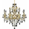 Elegant Lighting St. Francis 8 light Gold Chandelier Clear Royal Cut Crystal - 3 of 4