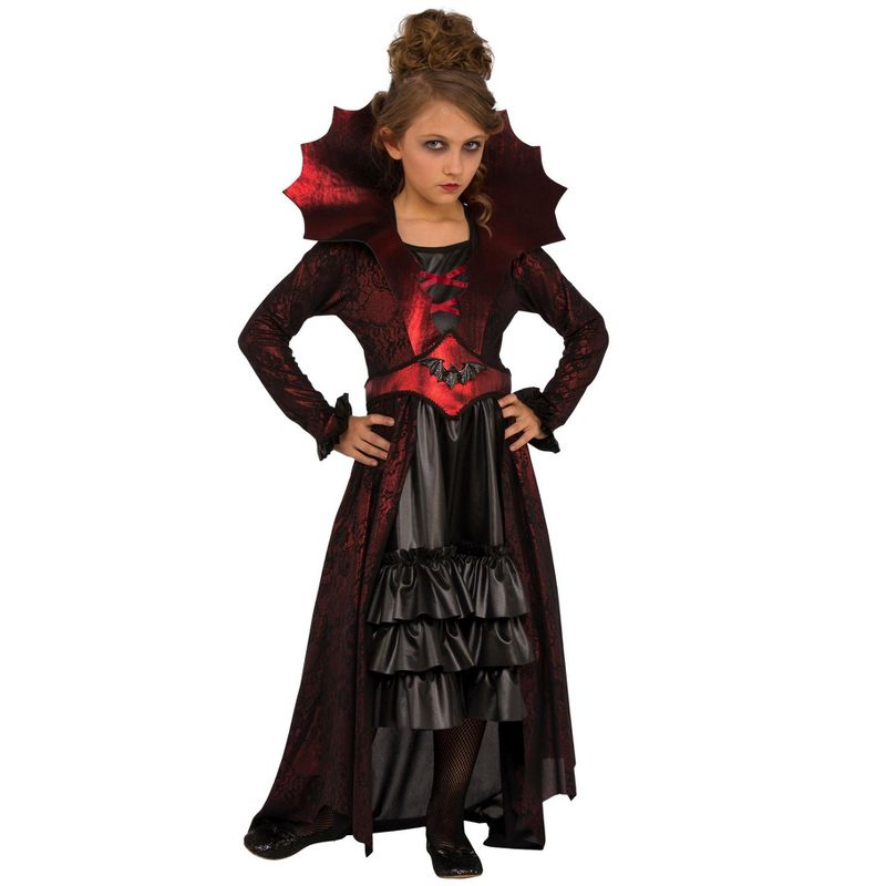 Rubies Girls' Victorian Vampire Halloween Costume, 1 of 3