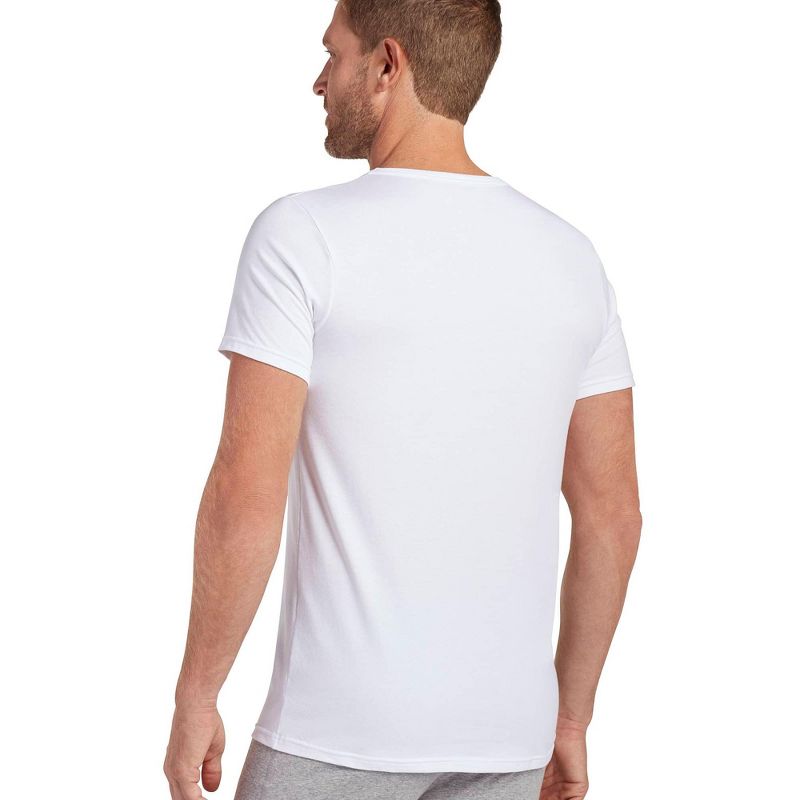Jockey Men's Slim Fit Cotton Stretch V-Neck T-Shirt - 6 Pack, 3 of 4