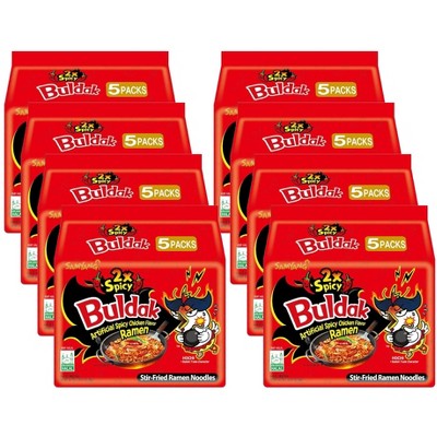 Samyang Spicy Chicken Flavor Ramen 5 Pack - Case of 8/24.7 oz