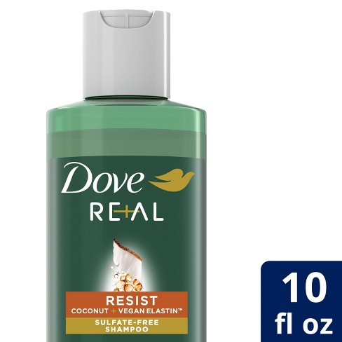 Dove Beauty Real Resist Coconut & Vegan Elastin Sulfate-free Shampoo - 10  Fl Oz : Target