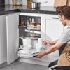 VEVOR Swing Right Blind Corner Cabinet, Pull Out Organizer for 36 inch Width Blind Cabinet, 2 Tier Height Adjustable Swing Tray, Silver - 2 of 4