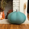 Jaxx Pumpkin Pouf - Luxurious Ottoman for Fall & Halloween Décor - 4 of 4
