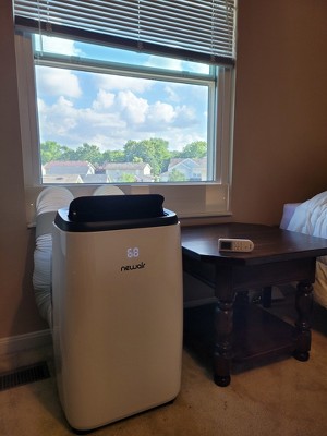 Newair 8,000 Btu Portable Air Conditioner (5,300 Btu Doe), Compact Ac  Design With Easy Setup Window Venting Kit, Self-evaporative System : Target
