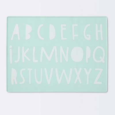 Silicone Place Mat with Decal - Cloud Island™ Green Alphabet