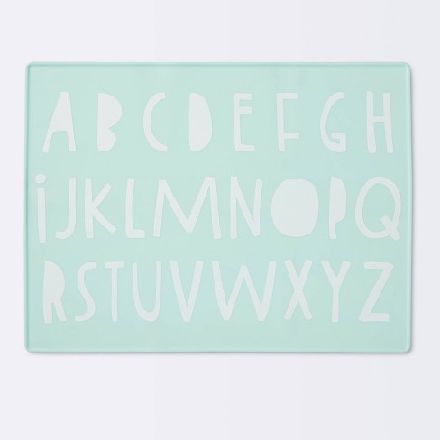 Merka Kids Toddler Silicone Placemat For Dining Table - Alphabet