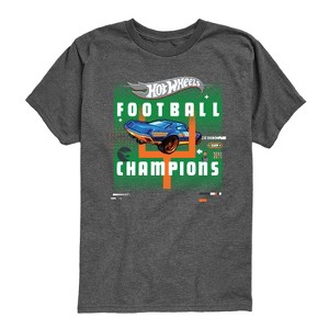 Boys' - Hot Wheels - Hot Wheels Touchdown Short Sleeve Graphic T-Shirt - 1 of 4