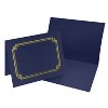 Great Papers Premium Textured Certificate Holder Navy 938903 - 2 of 4