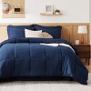Bedsure Bed in a Bag – 5–7 Piece Solid Comforter Set with Sheets and Pillowcases - 2 of 4