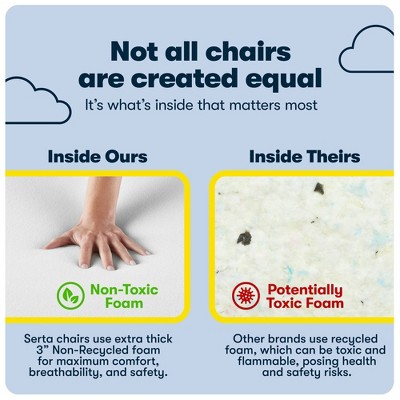 Roasted Chestnut Brown Leather Swivel Office Chair