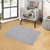 Washable Area Rugs, Modern Plaid Printed Indoor Floor Carpet with Non-Slip Backing, Contemporary Accent Carpet, Stain-Resistant Soft Low Pile Rugs - 2 of 4