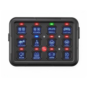 VEVOR 12 Gang Wireless Switch Panel Circuit Control 165 ft Remote Range ...