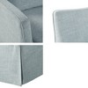 CAVINAS Polyester Swivel Accent Chair with Mid-Height Back and Skirt Hem,Upholstered Swivel Living Room Chairs,Reading Chairs for Living Room - 4 of 4