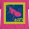 Girls' - Instant Message - Pop Axolotl Fitted Short Sleeve Graphic T-Shirt - 2 of 4