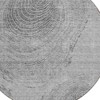 Gray Silver And Charcoal Abstract Washable Indoor Outdoor Area Rug - 4 of 4