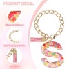 Unique Bargains Epoxy Resin Colorful Glittery Tassel Sports Water Bottle Accessories Letter Charm 1 Pc - 3 of 4