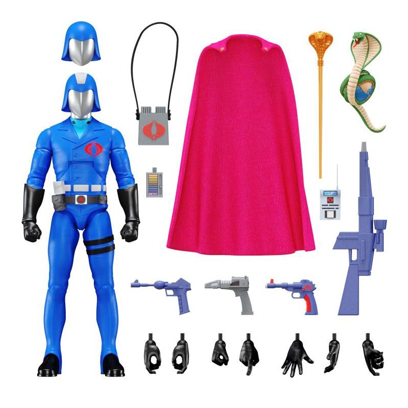 Cobra Commander 7-inch Scale | G.I. Joe Ultimates | Super7 Action figures, 5 of 6