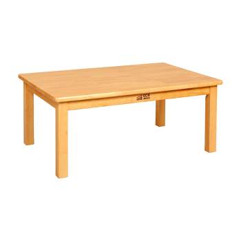 ECR4Kids Hardwood Table with 14in Legs, Kids Furniture, Honey