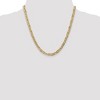 Black Bow Jewelry 5.25mm, 14k Yellow Gold, Concave Anchor Chain Necklace - 2 of 4