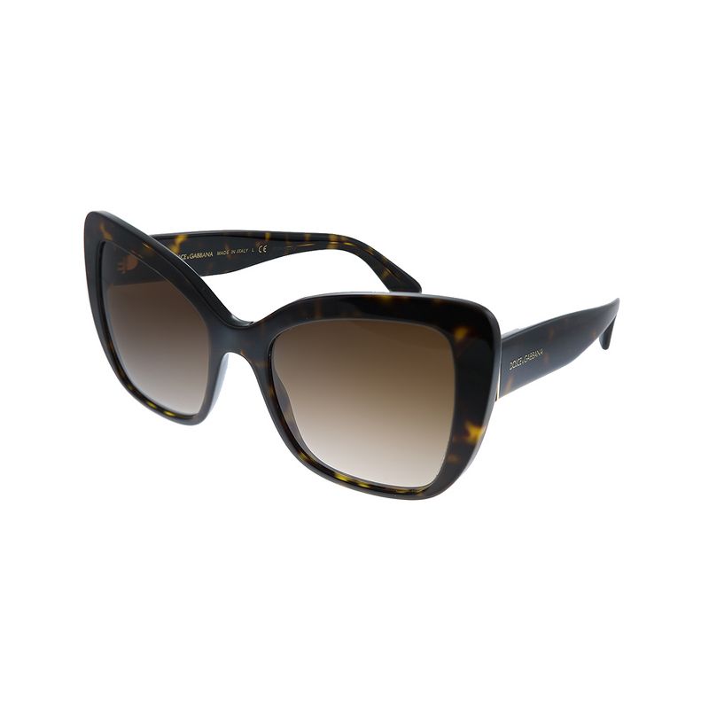 Dolce & Gabbana DG 4348 502/13 Womens Butterfly Sunglasses Havana 54mm, 1 of 4