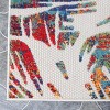 Tropical Leaves Coastal Indoor Outdoor Runner or Area Rug by Blue Nile Mills - 3 of 4