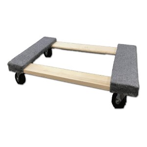 UBMOVE 4 Wheel Dolly 18" x 30" Economy with 3" Black Wheel - 1 of 1