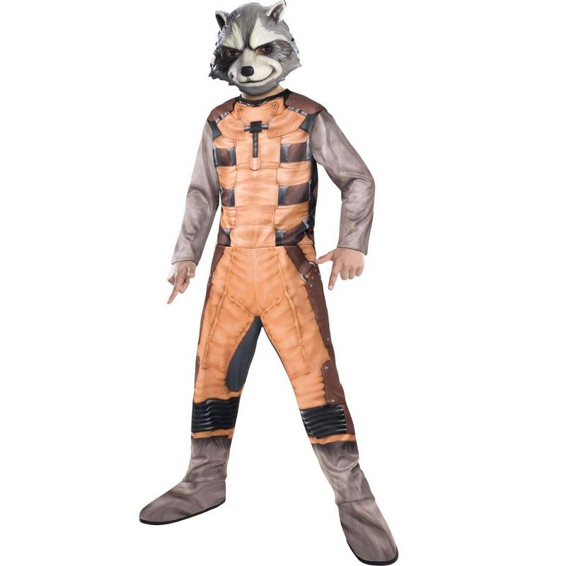 Guardians Of The Galaxy Marvel Rocket Raccoon Child Costume, 1 of 2