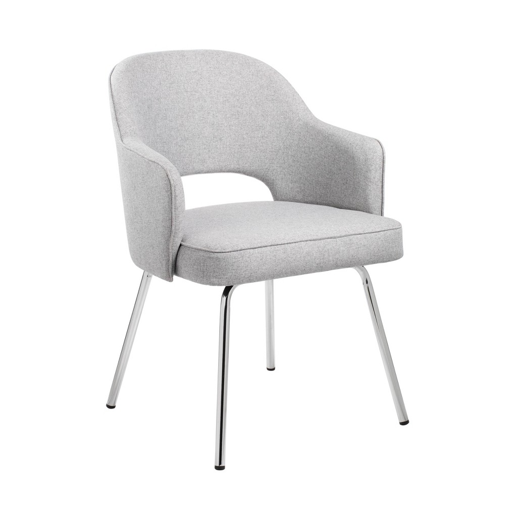 Photos - Computer Chair BOSS Guest Chair Gray Linen -  Office Products 