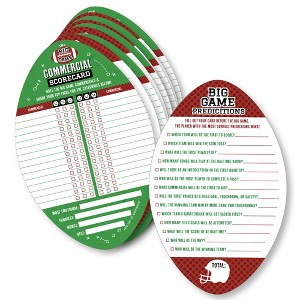 Big Dot of Happiness The Big Game - 2-in-1 Football Party Cards - Activity Duo Games - Set of 20 - 1 of 4