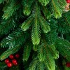 Nearly Natural 4' Pre-Lit Artificial Christmas Tree with Pinecones and Berries in Decorative Planter - 4 of 4