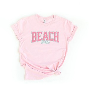 Simply Sage Market Women's Beach Babe Distessed Short Sleeve Graphic Tee - 1 of 3