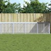 vidaXL Chicken Cage Anthracite Galvanized Steel Large Durable - 2 of 4