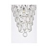 Elegant Lighting Reese 9 inch pendant in chrome - 4 of 4