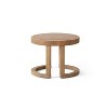 Christopher Knight Home Garnette Rustic Outdoor Acacia Wood Slat Design Side Table, Brown - 4 of 4