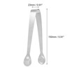 Unique Bargains Tea Party Stainless Steel Silver Mini Ice Cube Tongs - 2 of 4