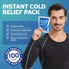 Allsett Health Instant Ice Cold Pack (6” x 4.5”) - Disposable Instant Ice Packs for Injuries | Cold Compress Ice Pack for Pain Relief, Blue - 2 of 4