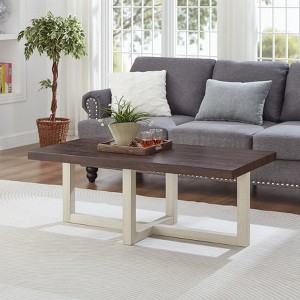 Roundhill Furniture Luno Contemporary Coffee Table - 1 of 4